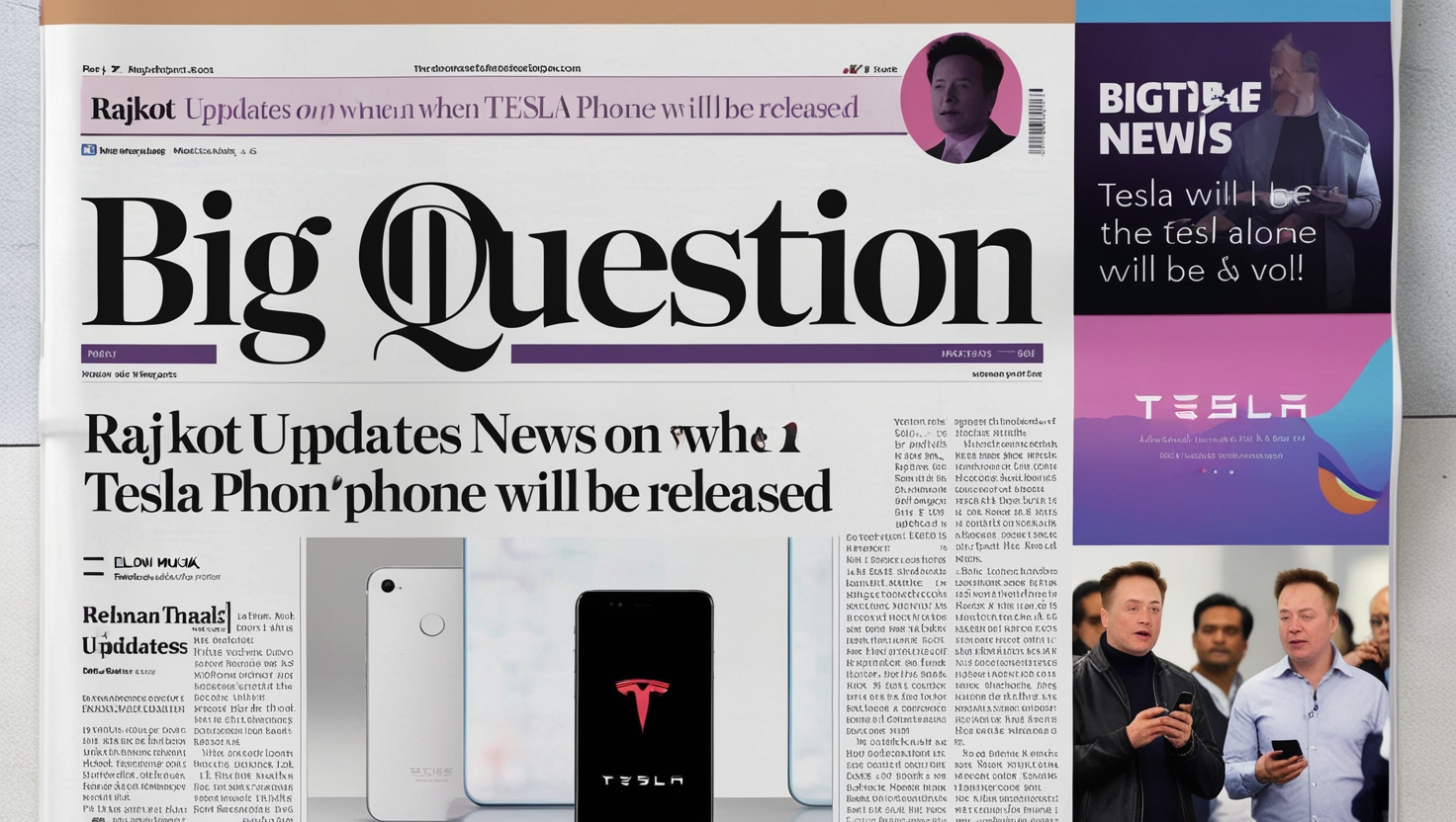 Rajkot Updates News on When the Tesla Phone Will Be Released