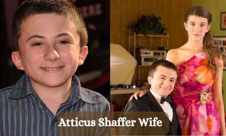 Is Atticus Shaffer Married