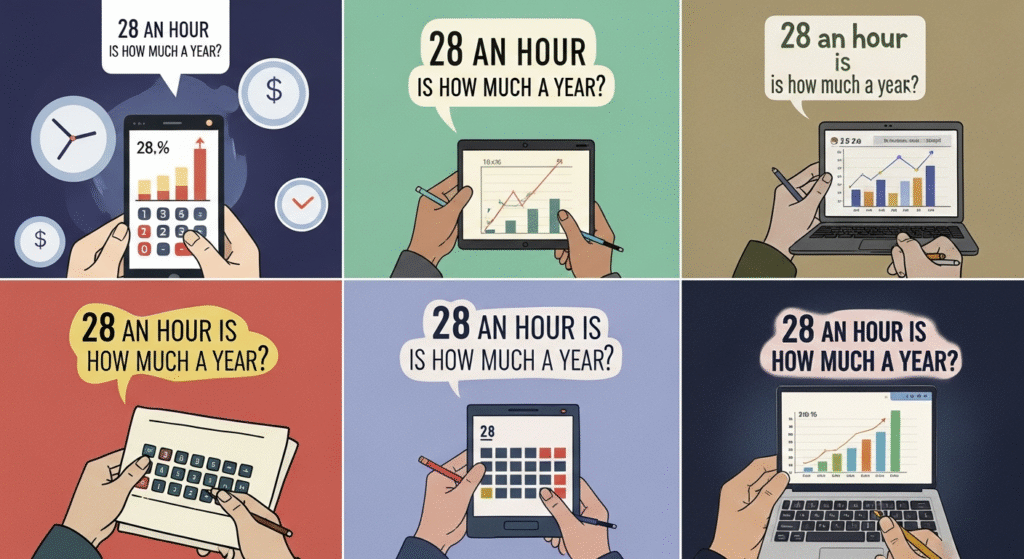 $28 an Hour is How Much a Year